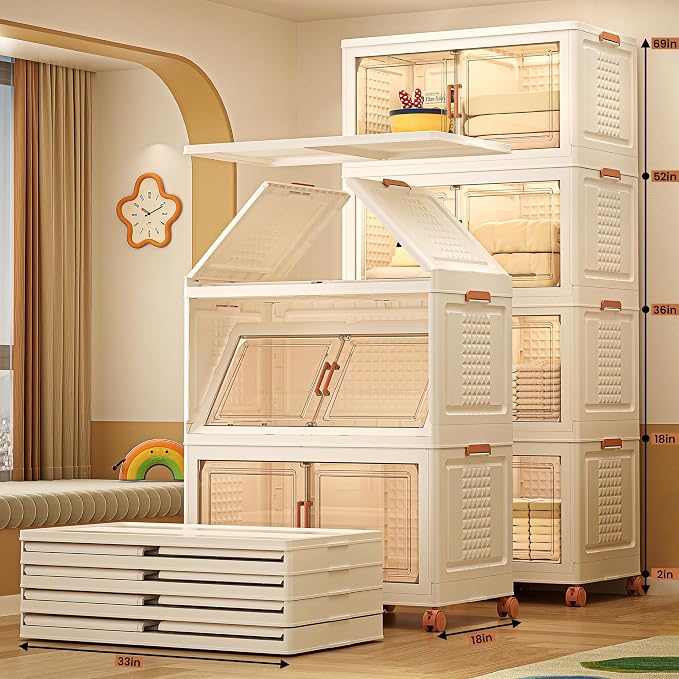 752QT/188Gal 4 Layers Stackable Storage Bins - Image 5