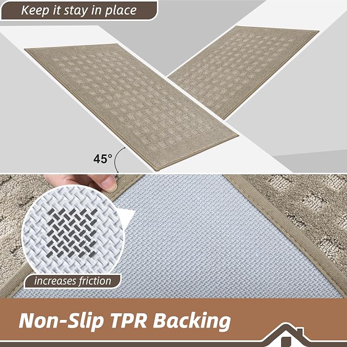 BEQHAUSE Waffle Door Mats Indoor 20"x32", Dog Mat - Image 5