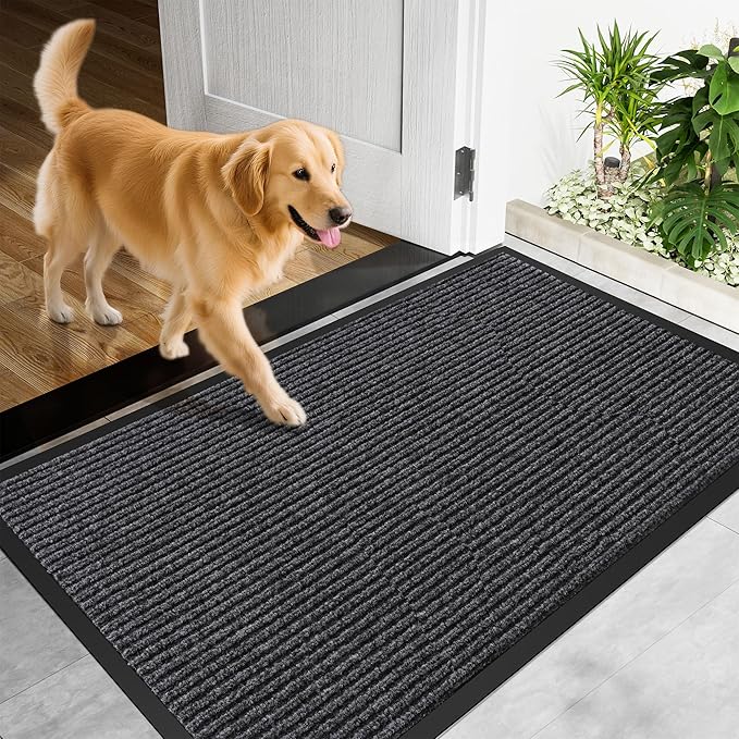 Front Door Mat, Rubber Backing Low Profile, Welcome Commercial Door Mats - Image 2