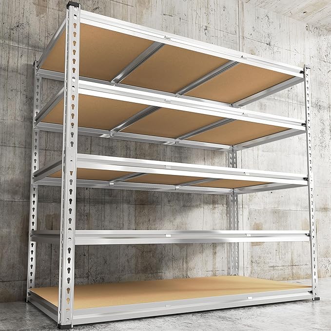 REIBII Garage Shelving, 5 Tier Storage Shelves Load 3020LBS, Adjustable Garage by REIBII