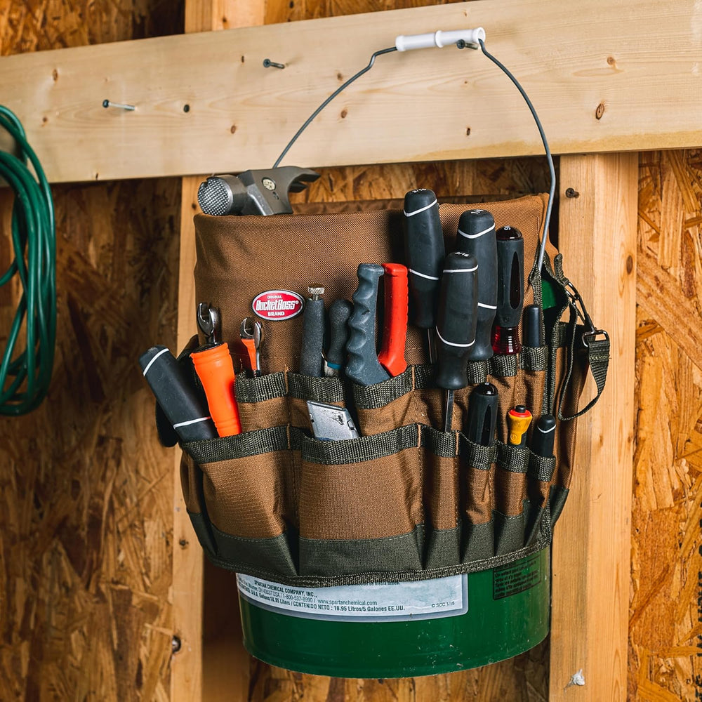 Bucket Boss The Bucketeer Bucket Tool Organizer in Brown, 10030 (Pack of 6)