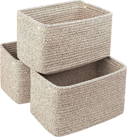 Small Cotton Rope Basket – Storage Bin by RRUNKA