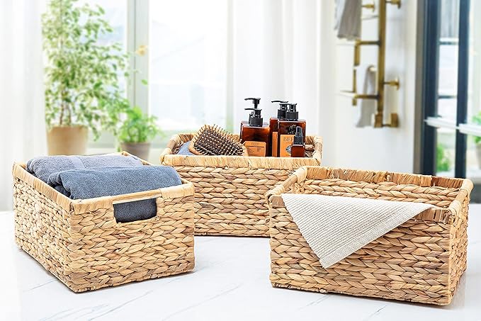 Large Wicker Basket Rectangular - Image 7