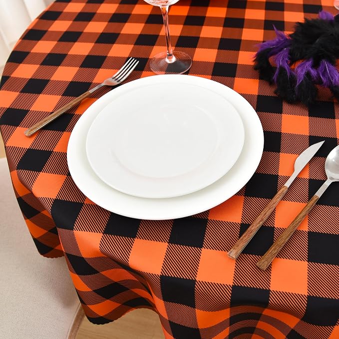 Waterproof Plaid Tablecloth Fabric - Image 8