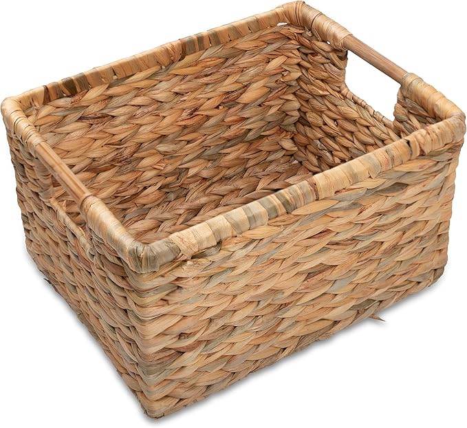 VATIMA Large Rectangular Wicker Basket by VATIMA