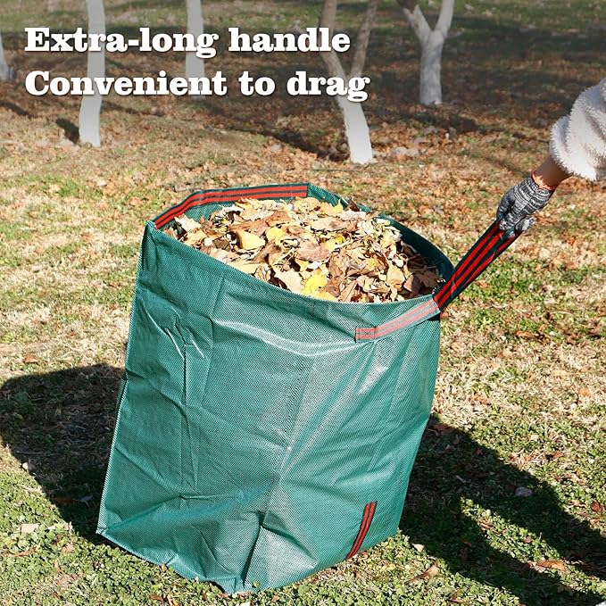 72 gallon Leaf Collector bags, Large Dustpan-Type Lawn Bags, Leaf Bags - Image 6