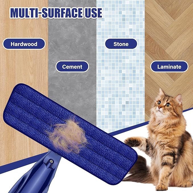 Microfiber Spray Mop for Floors Cleaning: Wet Dry Hardwood Floor Mops - Image 7