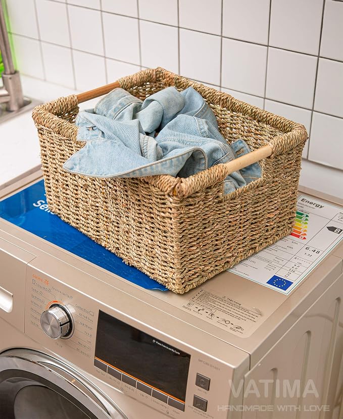 Large Wicker Storage Basket - Image 6