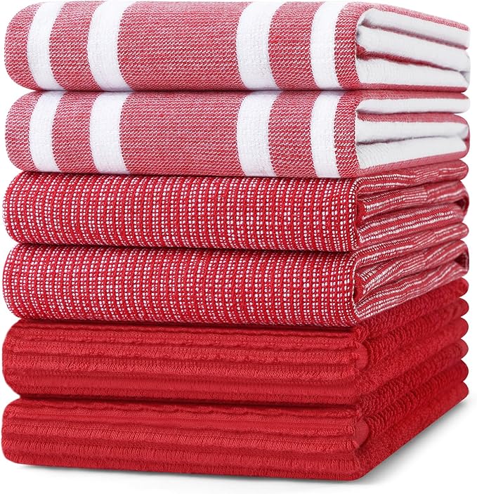 Homaxy Premium Kitchen Towels, Large Cotton 380 GSM Kitchen Hand Towels by Homaxy