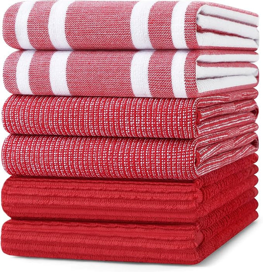 Homaxy Premium Kitchen Towels, Large Cotton 380 GSM Kitchen Hand Towels by Homaxy