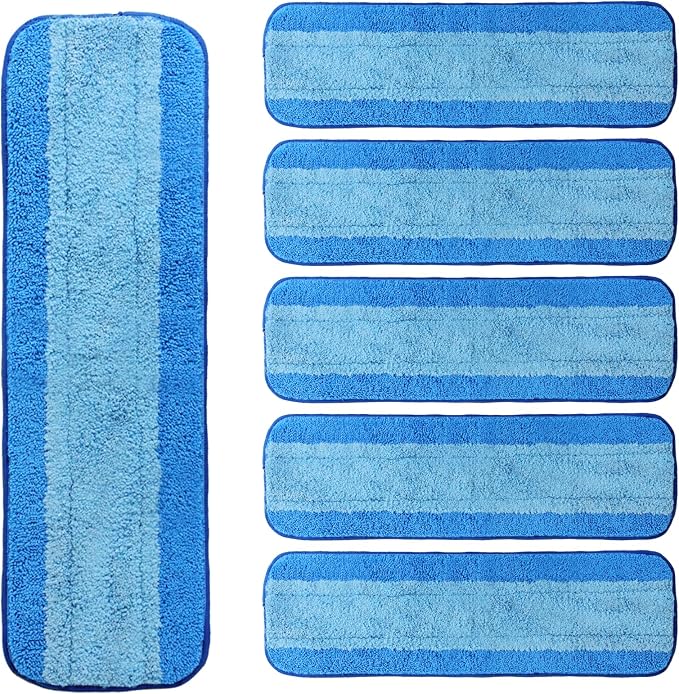 6 Pack Microfiber Cleaning Pads by ZHAYAO