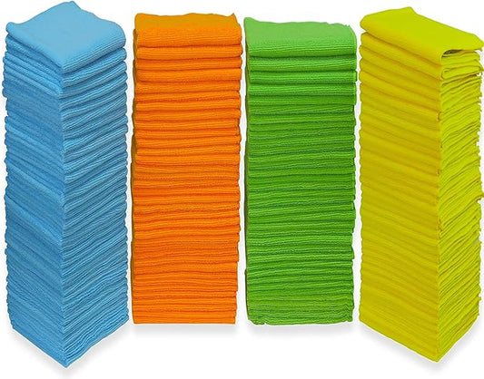 Simple Houseware Microfiber Cleaning Cloth 150 Pack, 4 Colors by SimpleHouseware