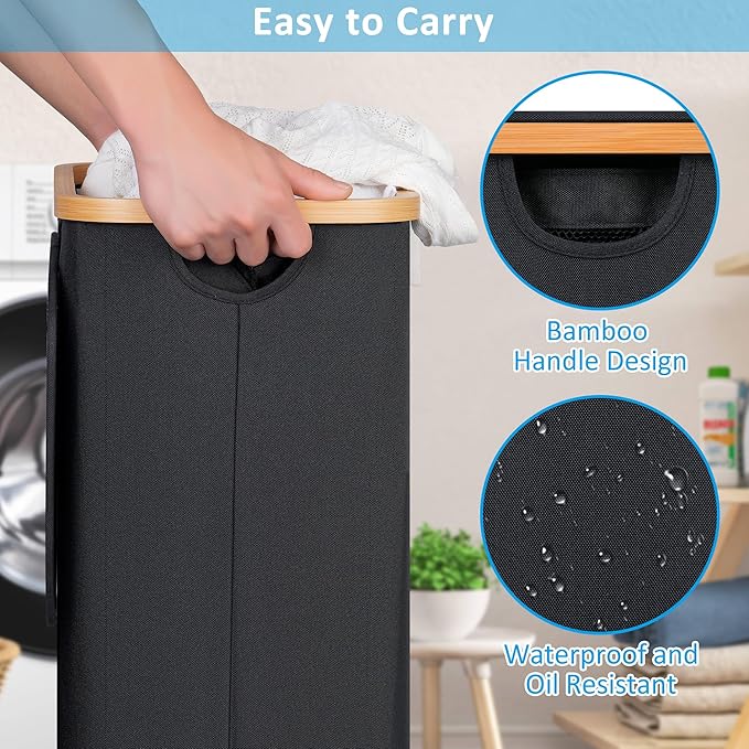 efluky Slim Laundry Basket - Image 4