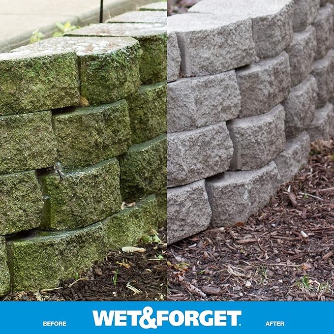 Wet & Forget Moss, & Algae Stain Remover Multi-Surface Outdoor Cleaner - Image 3