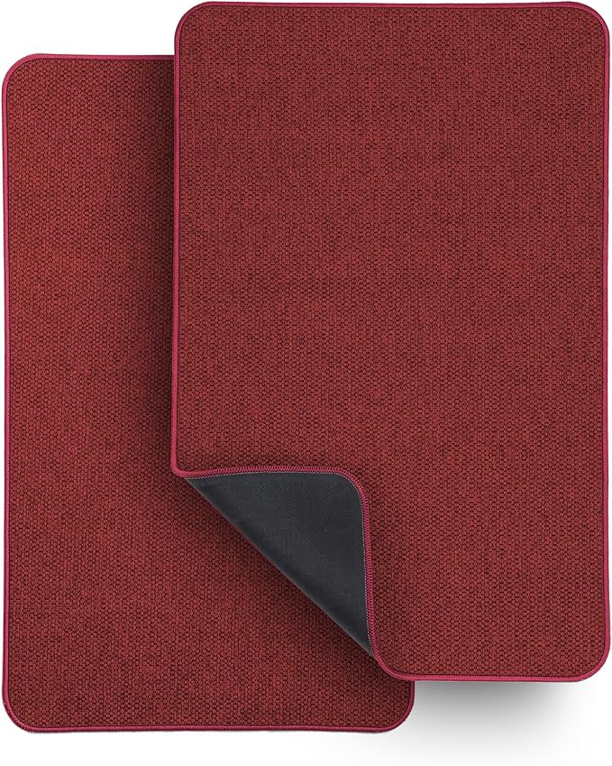 Bath Mat, Ultra Thin Bathroom Rugs, Rubber Bath Mats by BosapDirect