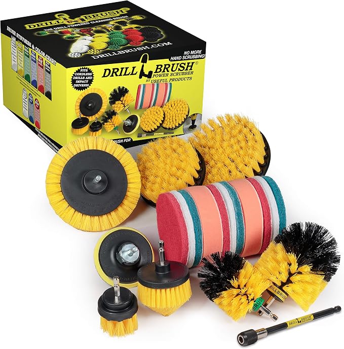 Drill Brush Power Scrubber by Useful Products by Drillbrush