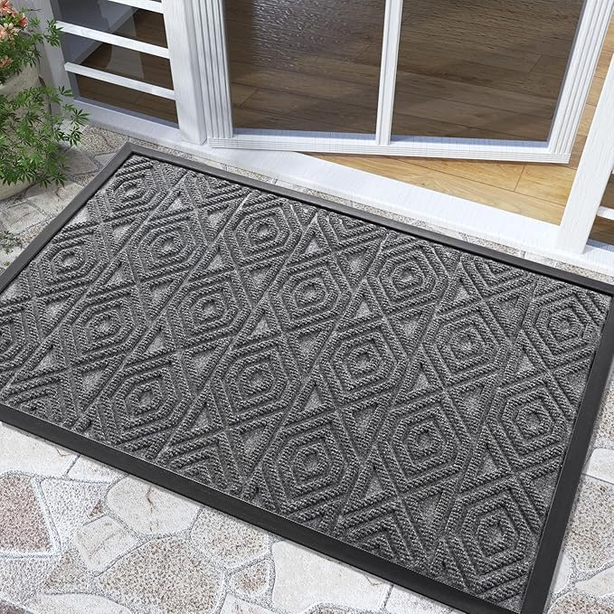 Yimobra Door Mat, Outdoor Indoor Entrance Welcome Mat, Heavy Entry Front Door by Yimobra