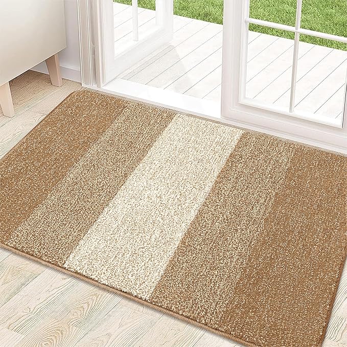 Kitinjoy Indoor Outdoor Door Mat, 32x20 Non-Slip Absorbent Dirt Trapper by Kitinjoy