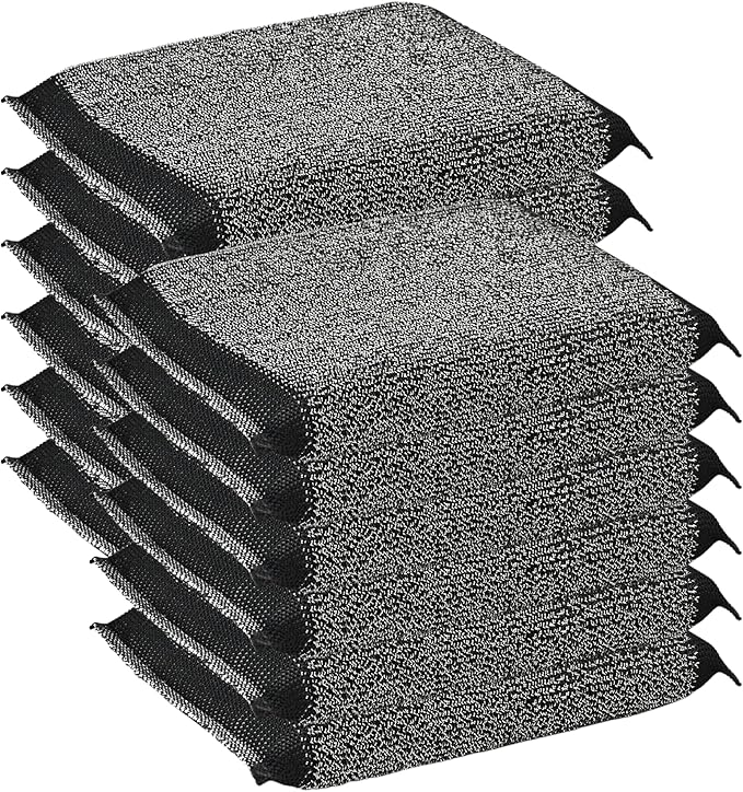 Steel Wool Scrub Sponges Kitchen, Reusable Dish Scrubber Sponge, by Unknown