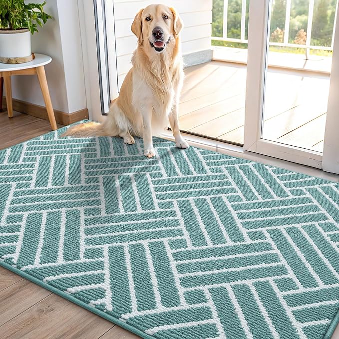 OLANLY Indoor Door Mat, 48x32 Inch, Dirt Resistant and Absorbent, Non-Slip by OLANLY