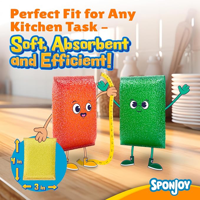 6-Pack Dish Sponges Kitchen - Image 5