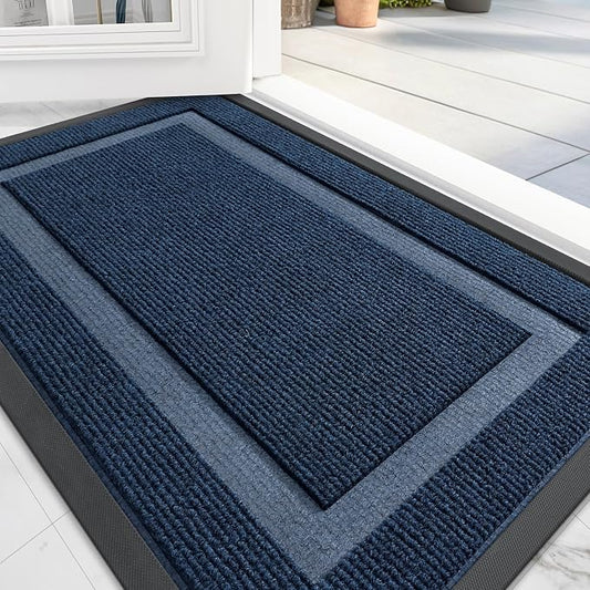 OLANLY Front Door Mat Indoor Outdoor Entrance, Waterproof All-Season, by OLANLY