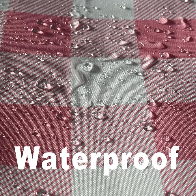 Classic Gingham Plaid Tablecloth Fabric - Image 4