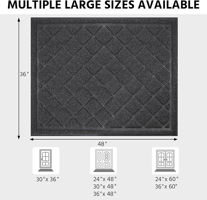 Front Door Mat Indoor Outdoor Entrance - Image 3