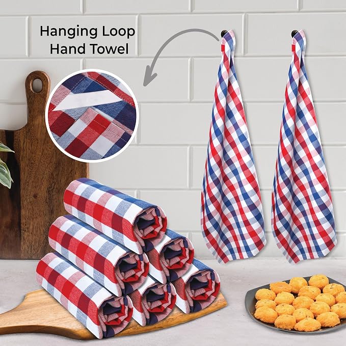 July 4th KitchenTowels Patriotic DishTowels 100% Cotton 18X28 Inches Highly - Image 2