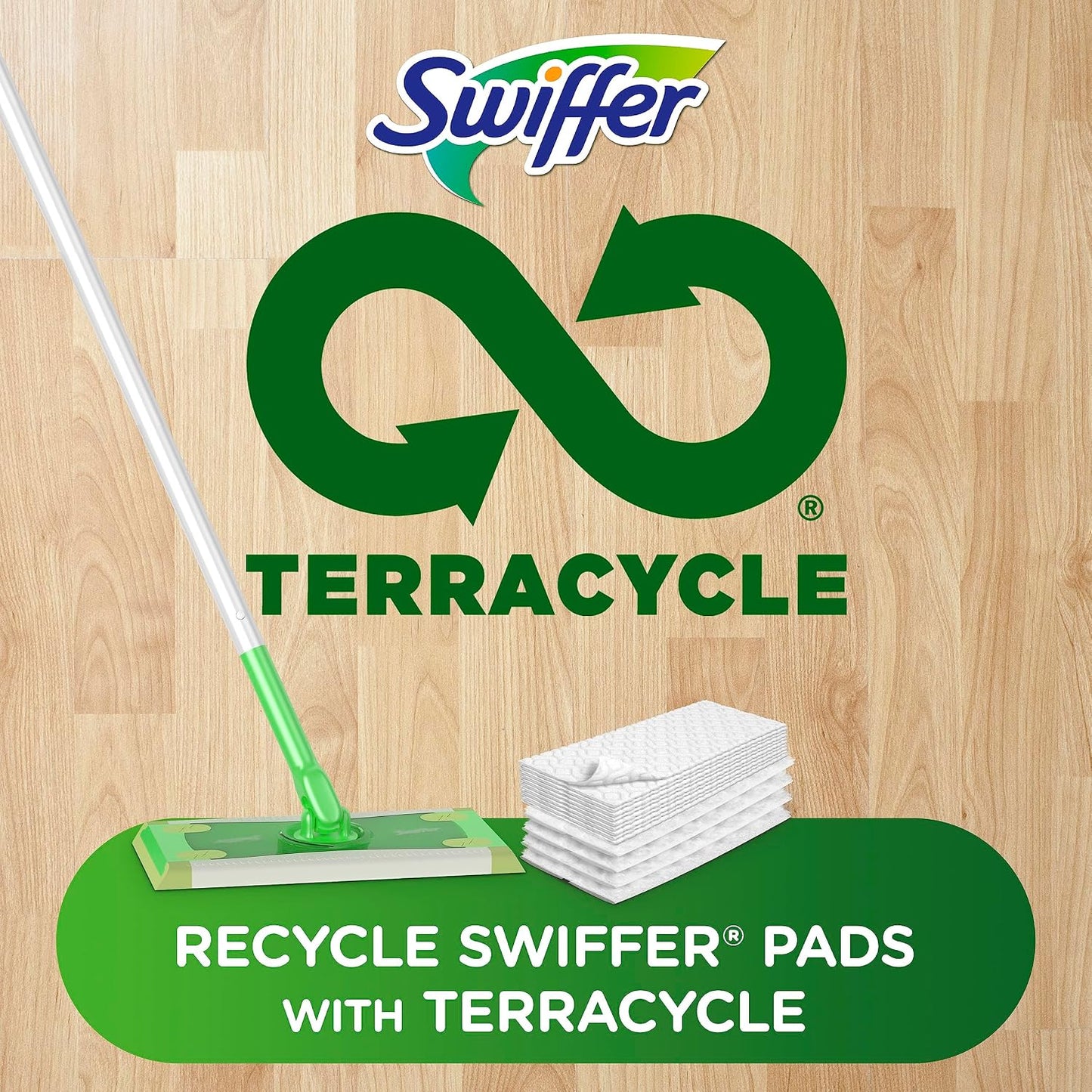 Sweep + Mop, Dry Pads Refill, Floor Cleaner for Dirt, Dust, Hair, Cleaning Cloths for Mopping Home, Bathroom, Kitchen, All Purpose Multi-Surface Floor Wipes, Heavy Duty, Pet, 32 Count (Pack of 2)