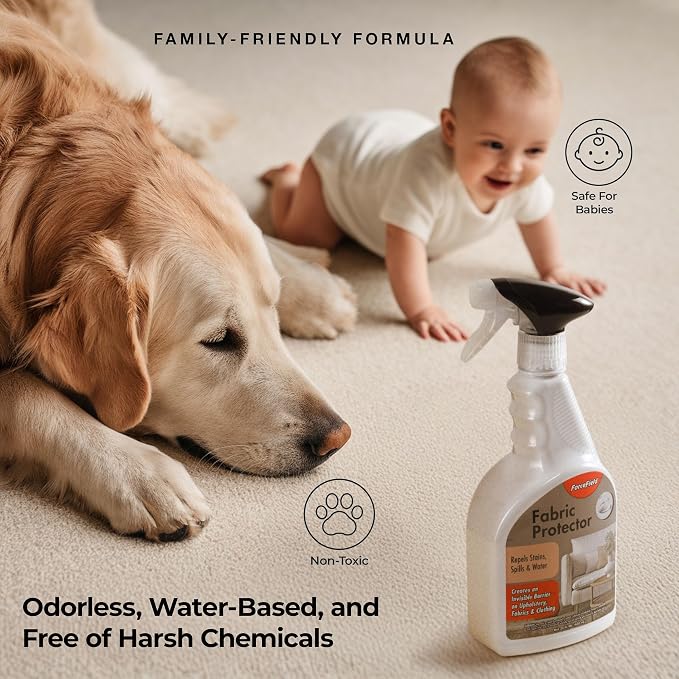 ForceField Fabric Protector Spray – Long-Lasting, Non-Toxic Water & Stain - Image 3