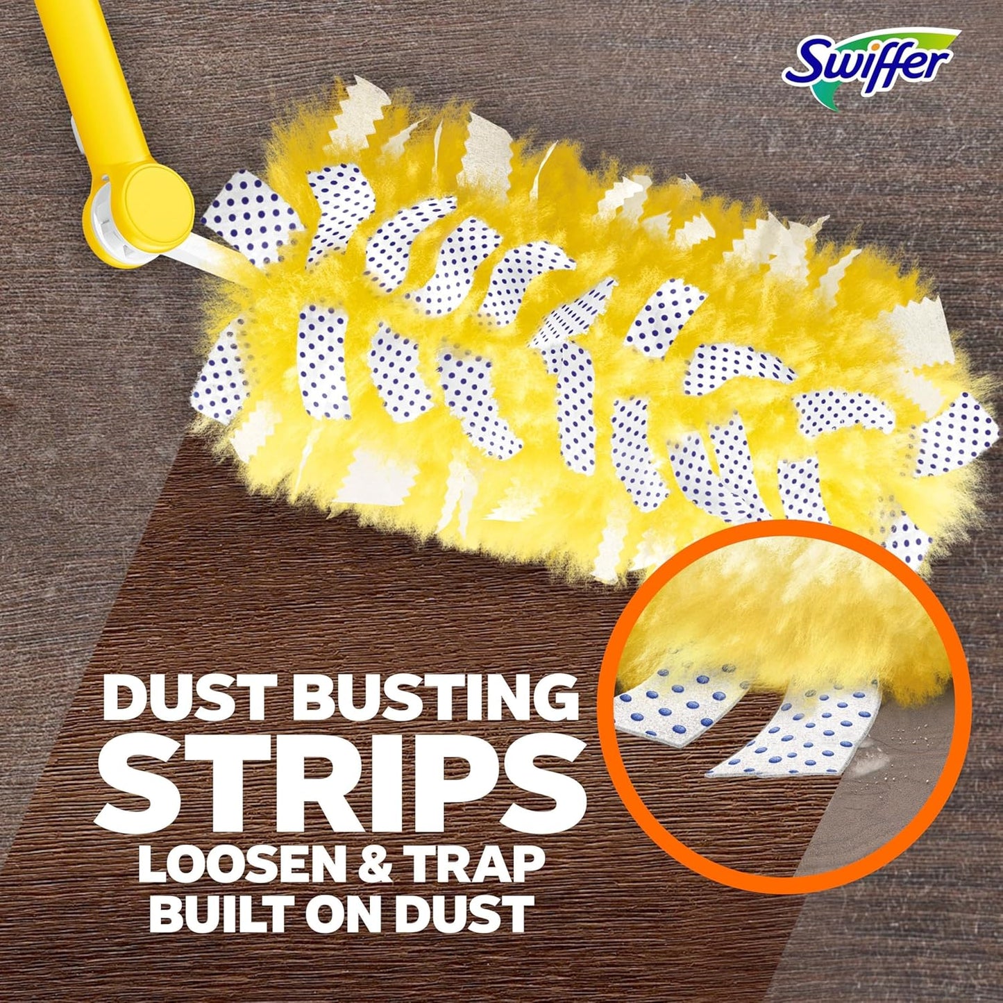 Swiffer Duster Kit with 3 ft Extendable Handle, Heavy Duty Dusting Starter Kit with 3 Refills, for Ceiling Fans, Vents and Hard to Reach Places