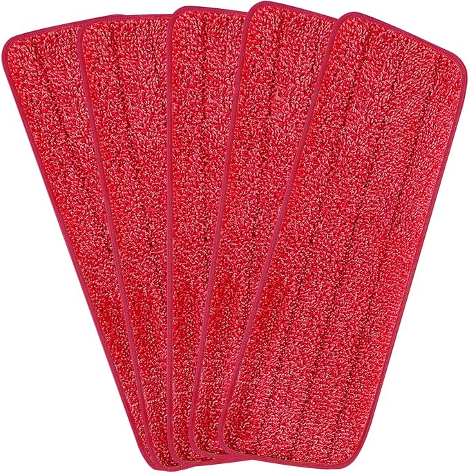 16.5 inch Reusable Mop Pads Microfiber Spray Mop Replacement Heads by H-Gamely