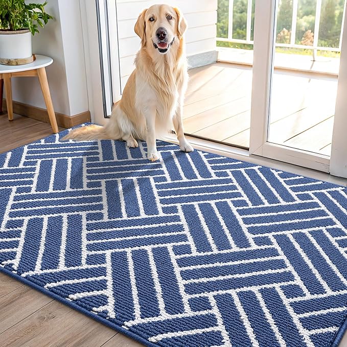 OLANLY Indoor Door Mat, 40x32 Inch, Dirt Resistant and Absorbent, Non-Slip by OLANLY