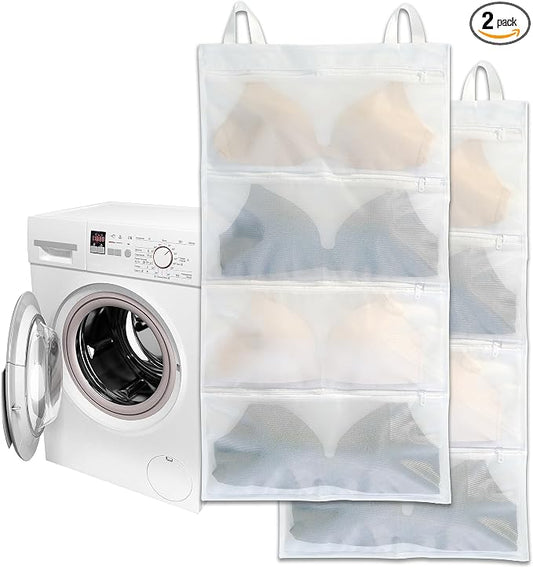 Bra laundry bags for washing machine, Holds 8 D-F cups sizes, Storage and by Yisiziyo