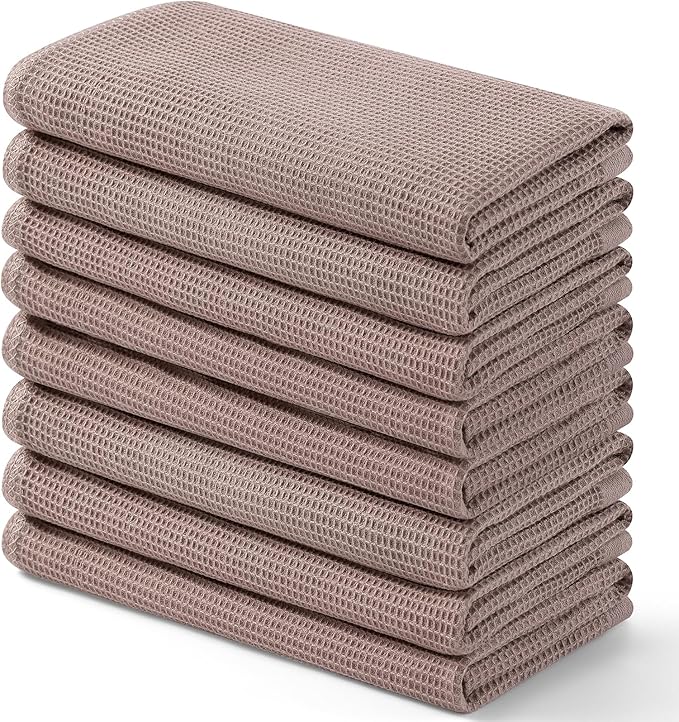 Homaxy 100% Cotton Waffle Weave Kitchen Towels by Homaxy
