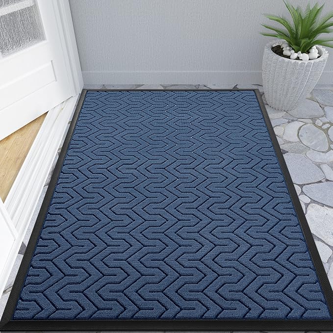 Yimobra Large Door Mat Outside Entrance 47x32, Waterproof Heavy Duty Outdoor by Yimobra