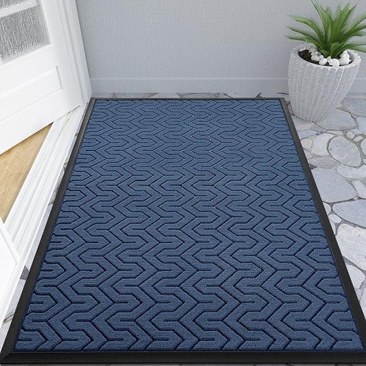 Yimobra Large Door Mat Outside Entrance 47x32, Waterproof Heavy Duty Outdoor by Yimobra