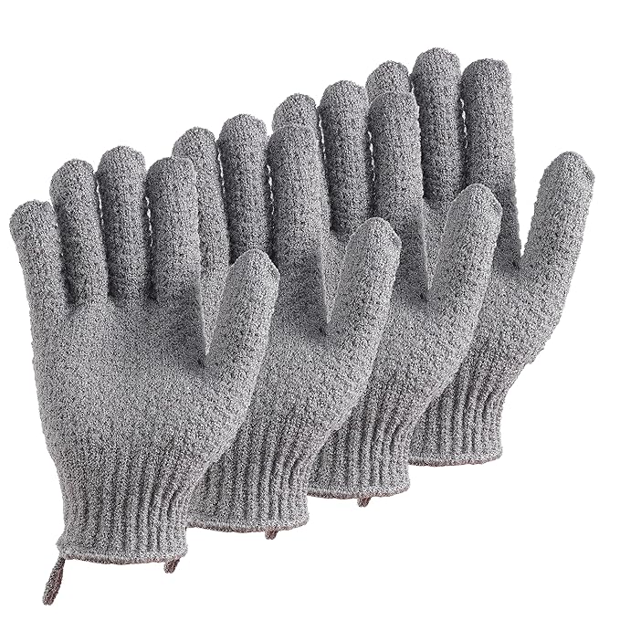 Bath Exfoliating Gloves by cleedy