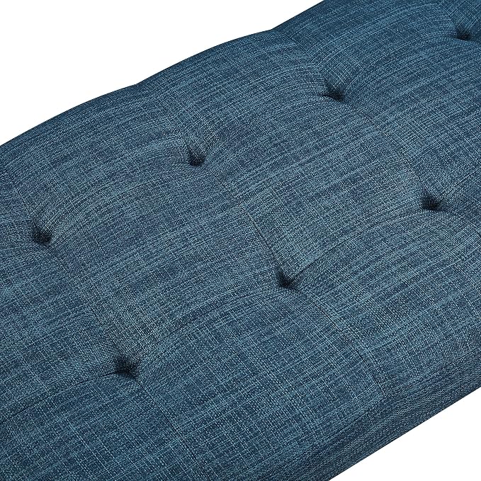 Amazon Basics Modern Haraden Upholstered Button-Tufted Bench - Image 7