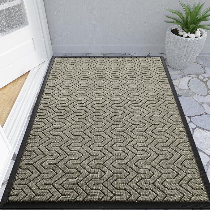 Yimobra Large Door Mat Outside Entrance 47x32, Waterproof Heavy Duty Outdoor by Yimobra
