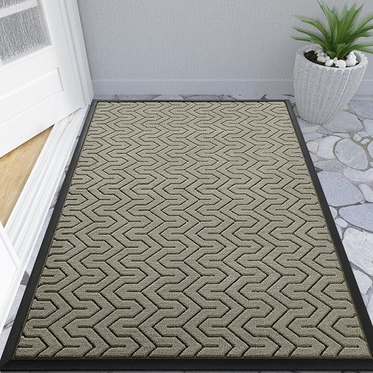 Yimobra Large Door Mat Outside Entrance 47x32, Waterproof Heavy Duty Outdoor by Yimobra
