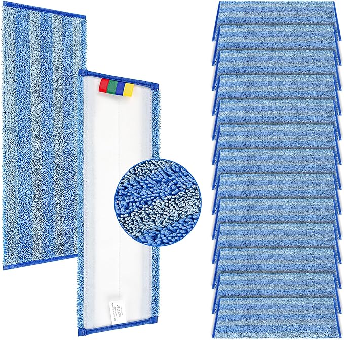 Replacement Microfiber Mop Pad – Universal 17-18" Heavy Duty Reusable Refill – by Unknown