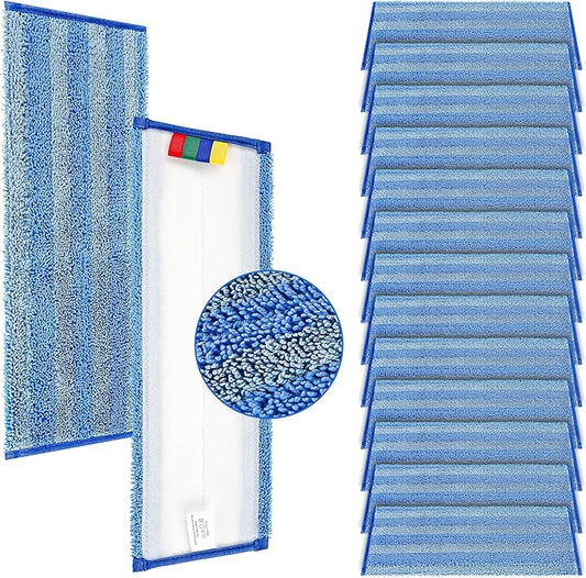 Replacement Microfiber Mop Pad – Universal 17-18" Heavy Duty Reusable Refill – by Unknown