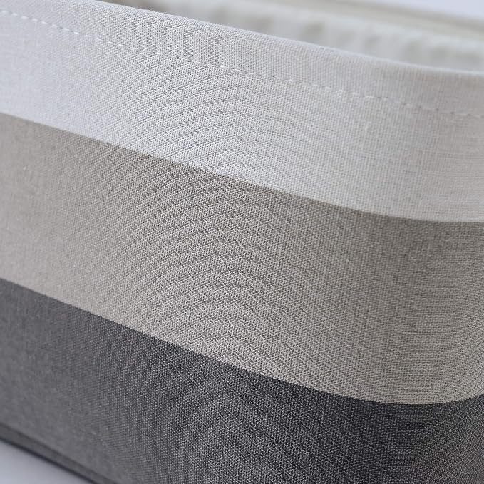 Large Storage Baskets for Shelves, Fabric Baskets for Organizing, Collapsible - Image 3