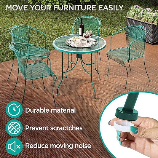 Wrought Iron Patio Furniture Feet Caps - Image 2