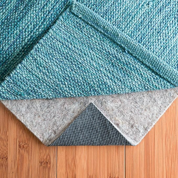 RUGPADUSA - Dual Surface - 5' Round - 1/8" Thick - Felt + Rubber - Non-Slip - Image 3