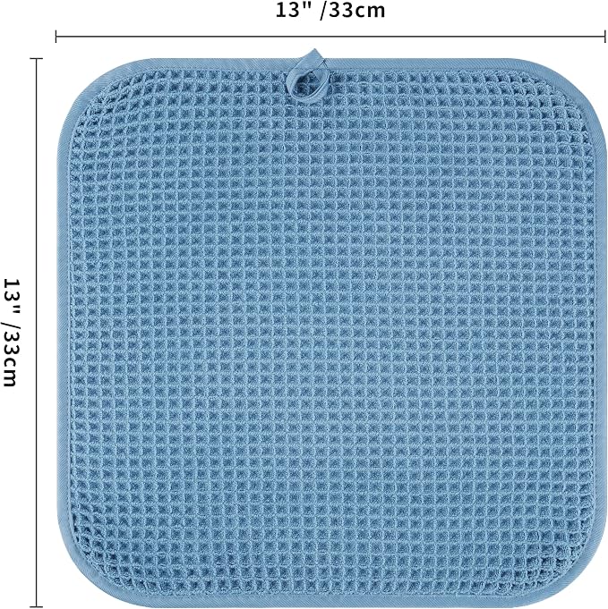 Microfiber Waffle Face Towels, 2 Pieces, Fast Drying, Lint Free - Image 7