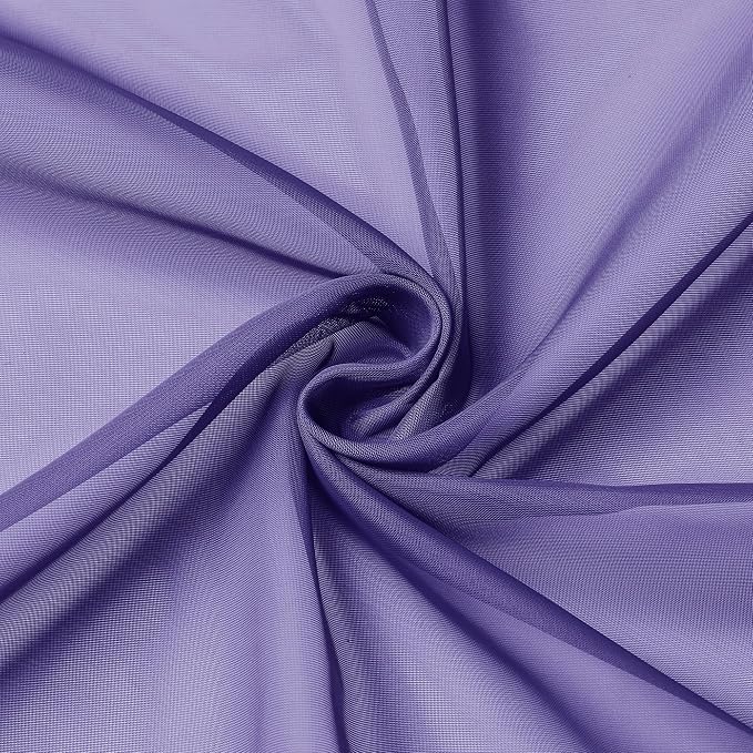 Chyhomenyc Purple Sheer Curtains 78 Inches Long 2 Panels Set - Image 7