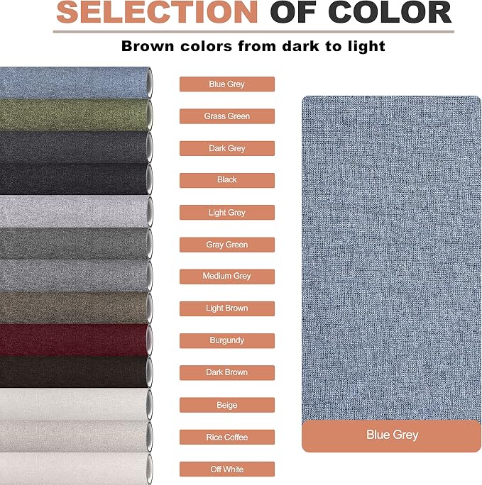 Fine Linen Repair Patches, Self-Adhesive Linen Fabric Patches, 12X40 inch Extra - Image 4